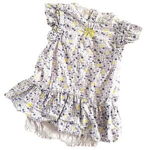 Baby GIrl Floral Romper sz 18 m Kitchoun blue floral Romper Sz 18 m One piece